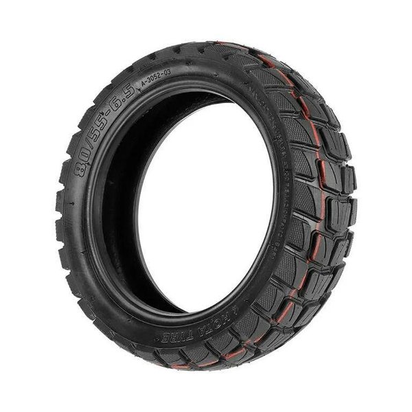 Външна гума 80x65-6 10х3 Off Road за тротинетки KUKIRIN, Zero, Kaabo